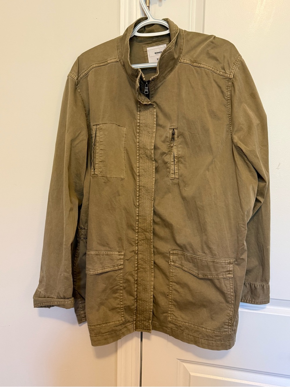 Sonoma Olive Green Women's Military Field Jacket